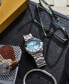 ფოტო #5 პროდუქტის Men's Automatic Sport Luxury Stainless Steel Bracelet Watch 42mm