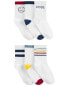 Kid 6-Pack Crew Socks 4-7