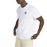 Фото #1 товара Puma Pivot Cut Off Pullover Crew Neck Short Sleeve T-Shirt Mens White Casual Top