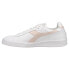 Фото #3 товара Diadora Game L Low 2030 Lace Up Mens White Sneakers Casual Shoes 178745-C9921