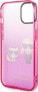 Karl Lagerfeld Etui Karl Lagerfeld do iPhone 14 Plus 6,7" hardcase różowy/pink Gradient Ikonik Karl & Choupette - фото #7