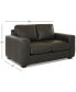 Фото #5 товара CLOSEOUT! Dester 64" Leather Loveseat, Created for Macy's