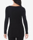 Women's Softwear with Stretch Maternity Long Sleeve Ballet Neck Top