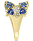 ფოტო #2 პროდუქტის EFFY® Tanzanite (3 ct. t.w.) & Diamond (3/8 ct. t.w.) Ring in 14k Gold