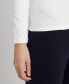 ფოტო #3 პროდუქტის Cotton-Blend Long-Sleeve Top