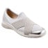 Фото #2 товара Trotters Urbana T2167-044 Womens Silver Wide Canvas Lifestyle Sneakers Shoes 9.5