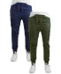 Фото #5 товара Men's Cotton Stretch Twill Cargo Joggers, Pack of 2