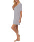 ფოტო #3 პროდუქტის Elbow-Length Moisture Wicking Sleep T-Shirt