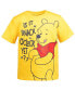 ფოტო #3 პროდუქტის Toddler Boys Winnie the Pooh Lion King Monsters Inc. Toy Story Incredibles Lilo & Stitch T-Shirt & Mesh Shorts to