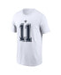 Фото #3 товара Men's Micah Parsons White Dallas Cowboys Player Name and Number T-shirt