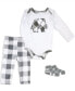 ფოტო #1 პროდუქტის Baby Boys or Baby Girls Buffalo Plaid Bodysuit, Pants and Socks, 3 Piece Set