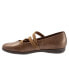 Фото #4 товара Trotters Della T1953-222 Womens Brown Leather Slip On Ballet Flats Shoes 7