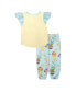 ფოტო #2 პროდუქტის Toddler Girls Top and Pants, 2 Piece Set