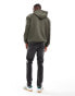 ASOS DESIGN oversized scuba hoodie in khaki