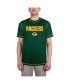 Men's Green Green Bay Packers Third Down Puff Print T-shirt Зеленый, L - фото #3