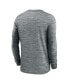 Фото #4 товара Men's Heather Gray Buffalo Bills Sideline Team Velocity Performance Long Sleeve T-shirt