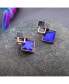 ფოტო #2 პროდუქტის Women's Geometric Stud Earrings