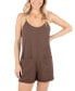 Фото #1 товара Juniors' Josie Sleeveless Fringed Romper