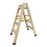4-step folding ladder Plabell Wood 114 x 31/48 cm