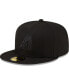 Фото #1 товара Men's Arizona Diamondbacks Black on Black 59FIFTY Fitted Hat