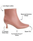 ფოტო #6 პროდუქტის Women's Kelssa Square Toe Booties