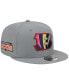 Men's Gray Cincinnati Bengals Color Pack Multi 9FIFTY Snapback Hat