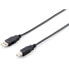Фото #1 товара USB-кабель Equip 1,8 m Чёрный