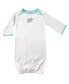 ფოტო #10 პროდუქტის Baby Baby Unisex Cotton Gowns, Owl, 0-6 Months
