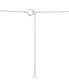 ფოტო #4 პროდუქტის Diamond Paperclip Pendant Necklace (1/3 ct. t.w.) in 14k White Gold, 18" + 2" extender, Created for Macy's