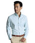 ფოტო #1 პროდუქტის Men's Slim Fit Button-Down Collar Non-Iron Stretch Check Oxford Shirt