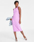 Фото #1 товара Women's Rib-Knit Midi Tank Dress, Created for Macy's