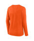 ფოტო #2 პროდუქტის Women's Orange Florida Gators Double Team Script Long Sleeve T-shirt