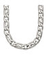 Stainless Steel Polished 24 inch Fancy Link Necklace
