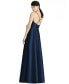 Crisscross Satin Gown