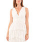 Women's Lace Sleeveless Tiered Maxi Dress