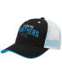 Фото #1 товара Big Boys and Girls Black, White Carolina Panthers Core Lockup Adjustable Hat