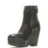 Фото #5 товара Harley-Davidson Celina 5" Wedge D84731 Womens Black Ankle & Booties Boots