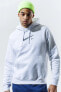 Air Sportswear Clup Hoodie White Standart Fit Kesim Beyaz Erkek Sweatshirt