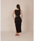 ფოტო #2 პროდუქტის High Slit Maxi Skirt