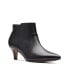 Фото #2 товара Clarks Linvale Judith 26156804 Womens Black Leather Ankle & Booties Boots