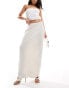 Фото #1 товара New Look linen maxi skirt in stone