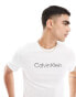 Фото #1 товара Calvin Klein degrade logo t-shirt in white