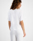 Фото #2 товара Women's V-Neck Dolman-Sleeve Top, Created for Macy's