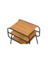 Фото #5 товара Kaseko End Table, Oak & Black