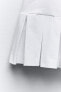 Short shirt dress with box pleats