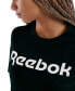 Women's Logo-Print Crewneck T-Shirt Черный, XS - фото #3