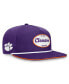 Фото #1 товара Men's Purple Clemson Tigers Iron Golfer Adjustable Hat