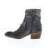 Фото #5 товара Roan by Bed Stu Jag F858010 Womens Black Leather Casual Dress Boots 6