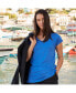 ფოტო #8 პროდუქტის Women's Lightweight Jersey Extra Long Tunic