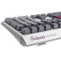 Ducky One 3 Mist Grey Gaming Tastatur, RGB LED - MX-Ergo-Clear